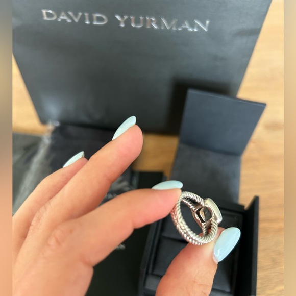 Petite Albion® Ring with Prasiolite and Diamonds, size 5.5 - Picture 5 of 5